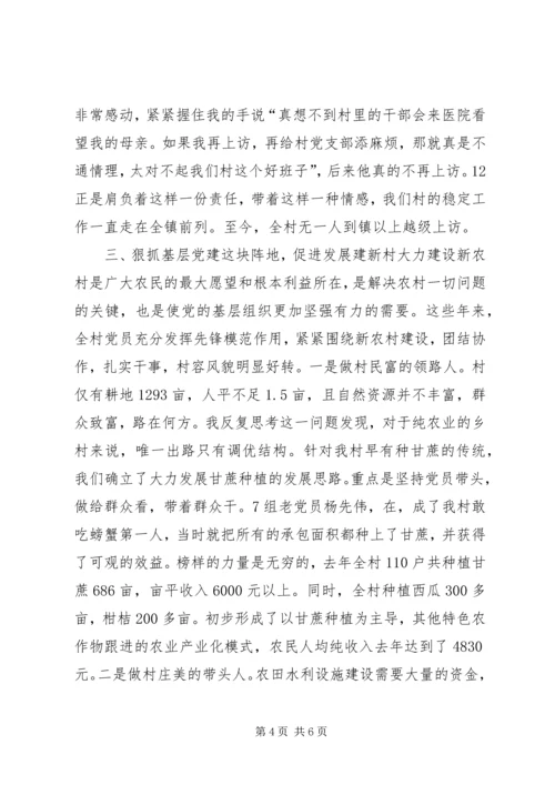 村级党建工作做法经验交流材料 (2).docx