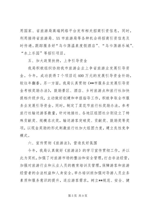 旅游局年度工作总结及计划 (2).docx