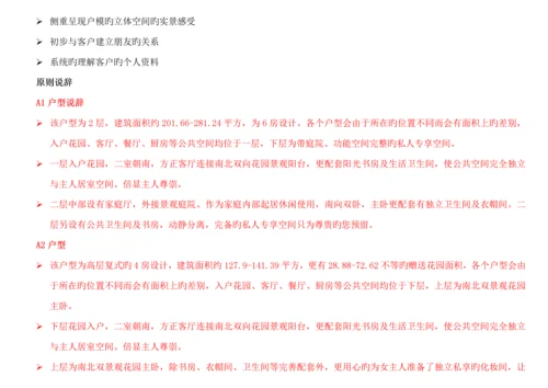 房地产专项项目客户接待标准流程及统一说辞完整版接待标准流程.docx