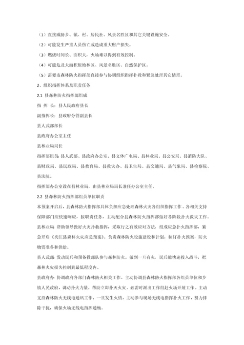 夹江县处置森林火灾应急专题预案.docx