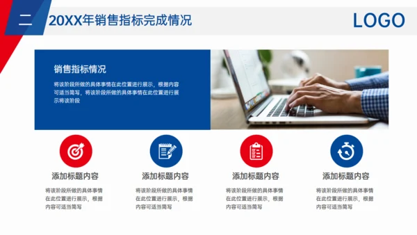 项目经理销售业绩汇报述职通用PPT模板