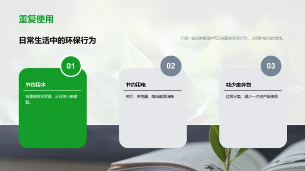 环保生活，我们的责任