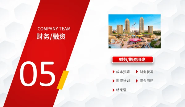 简约楷体商业计划书通用PPT模板