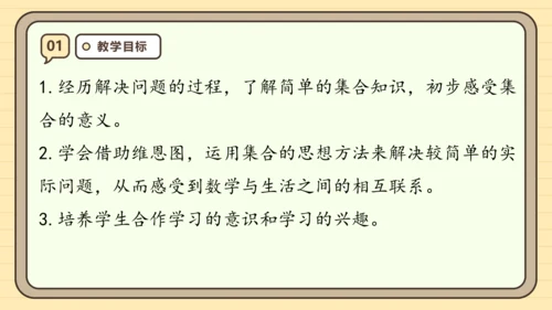 人教版三年级上册9.1 数学广角——集合课件(共25张PPT)