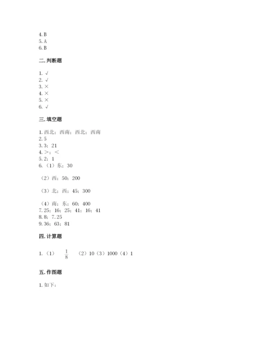 小学六年级上册数学期末测试卷（综合题）word版.docx