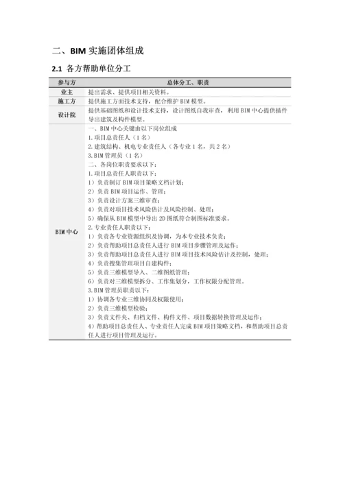 BIM实施专项方案概述.docx