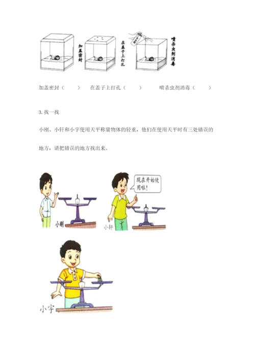 教科版一年级下册科学期末测试卷附参考答案（培优b卷）.docx