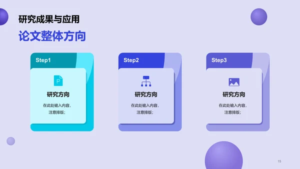 紫色简约扁平通用毕业答辩PPT