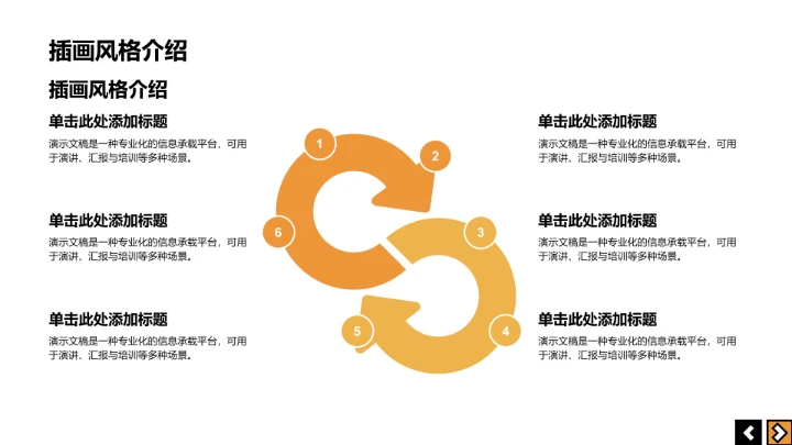 橙色插画风班长竞选