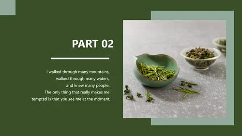 中国传统茶文化茶艺宣传PPT模板