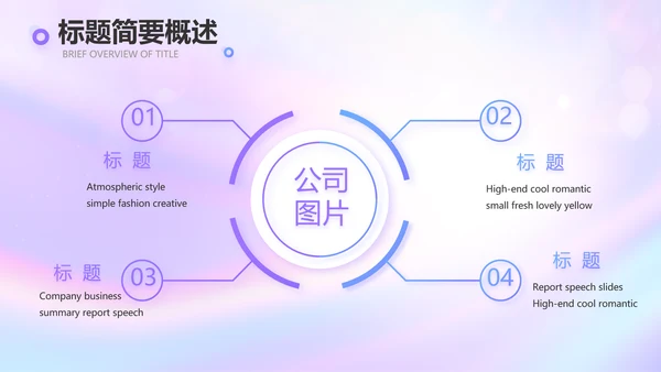 紫色唯美新起点新征程商务PPT