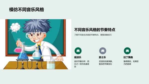 音乐节奏感教学PPT模板