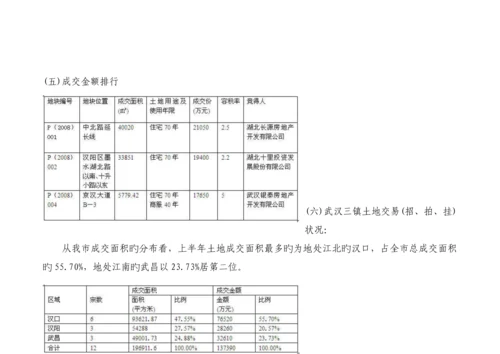 武汉市房地产市场调研综合报告.docx