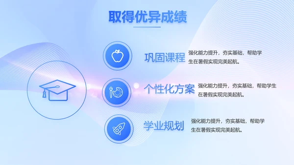 蓝色大气信息化教学设计动态PPT模板