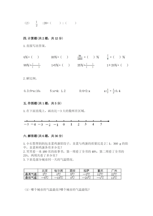 冀教版六年级下册期末真题卷附答案【培优a卷】.docx