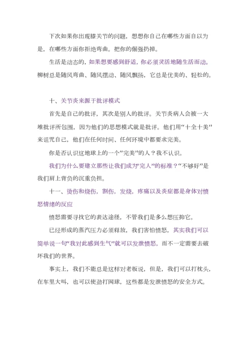 你知道这15种疾病背后的心理意义吗.docx