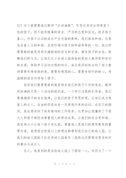 幼儿园教师实习总结怎么写.docx