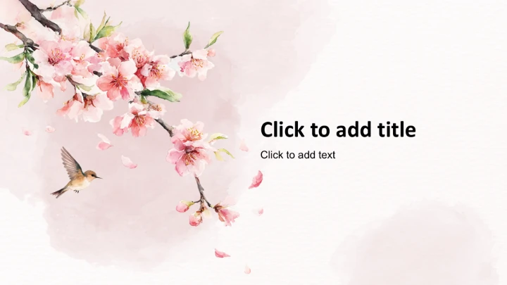 二十四节气春分PPT主题