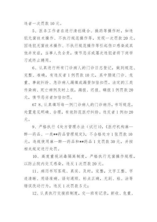 医疗质量管理奖惩制度.docx