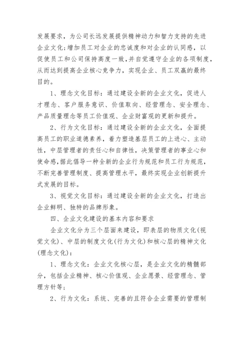 企业文化建设实施方案7篇.docx