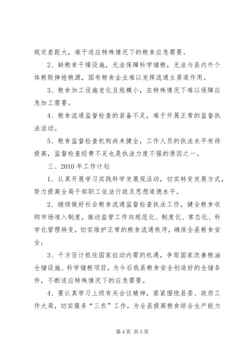 粮食局年终总结及工作计划.docx