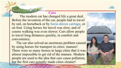 Module 3 Life now and then Unit 3 Language in use 