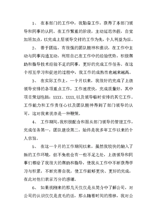 策划转正申请书 1