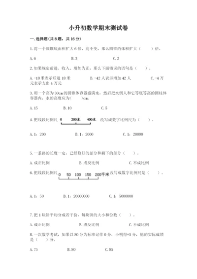 小升初数学期末测试卷最新.docx