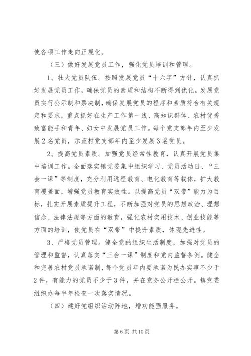 乡镇开展基层组织建设年活动实施方案.docx