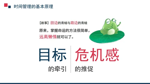 商务风企业员工时间管理培训PPT模板