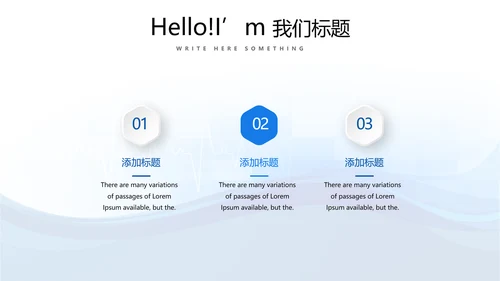 蓝色简约手术室述职报告动态PPT