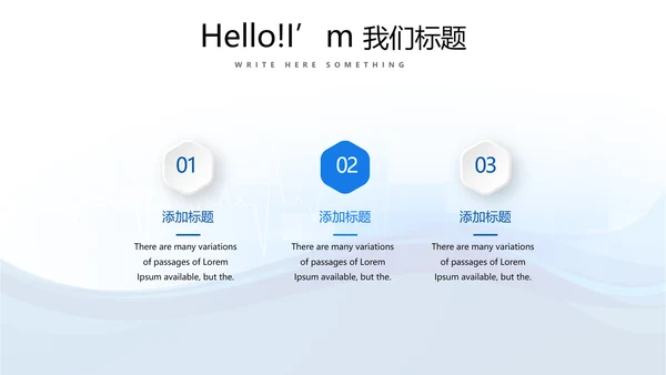 蓝色简约手术室述职报告动态PPT
