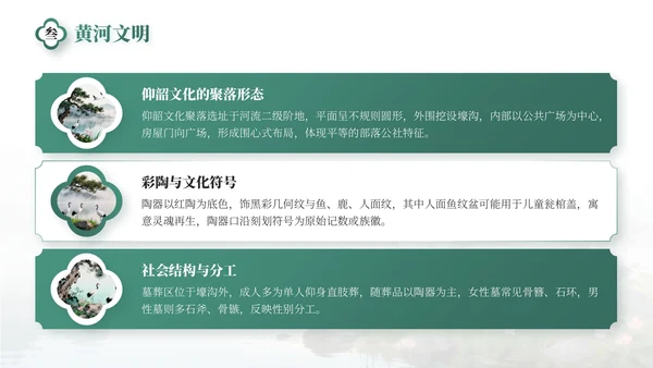 绿色中国风国庆历史课堂专题讲座PPT模板