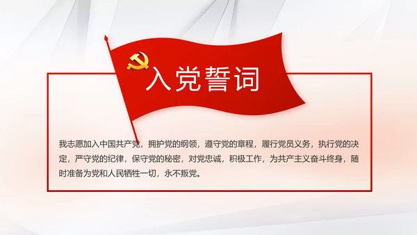 红色大气党支部党建学习教育活动动态PPT模板