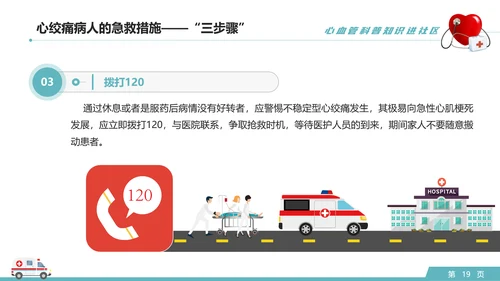 心血管科普知识进社区PPT模板