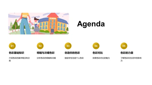 色彩学习入门PPT模板