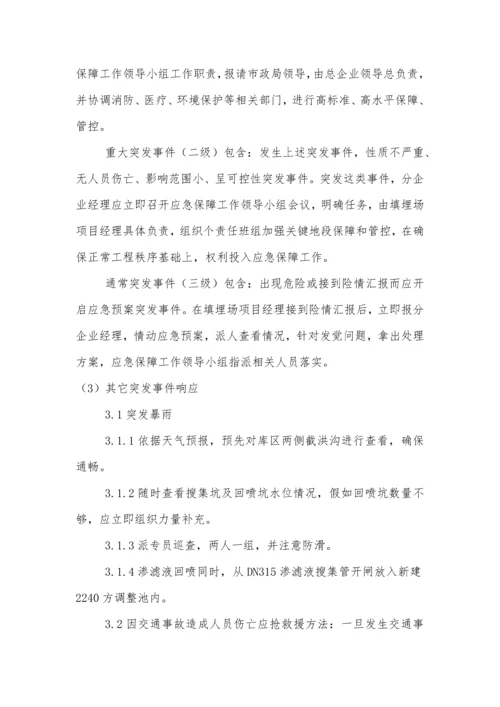 渗滤液处理应急专题预案.docx