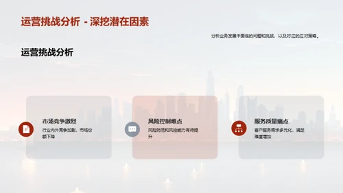 金融业务半年回顾与展望
