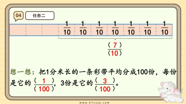 8.3 几分之几 课件(共25张PPT) 人教版 三年级上册数学