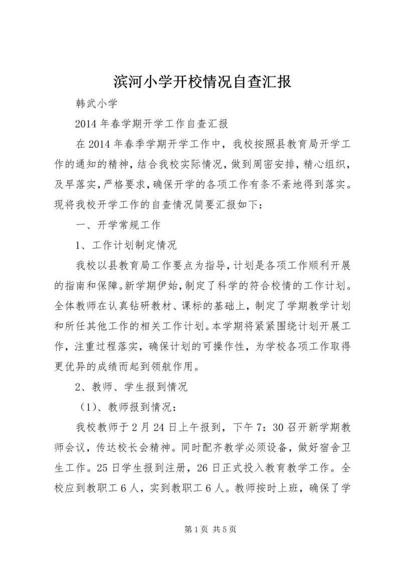 滨河小学开校情况自查汇报 (3).docx