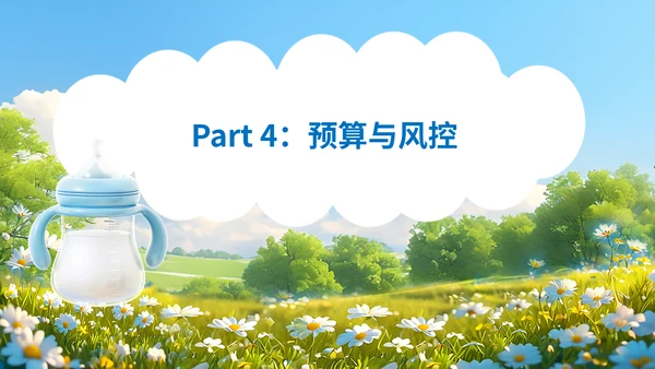 春季孕婴新产品上市推广方案，婴幼儿奶粉通用PPT模板