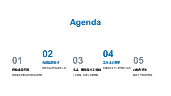 农业项目进展与展望