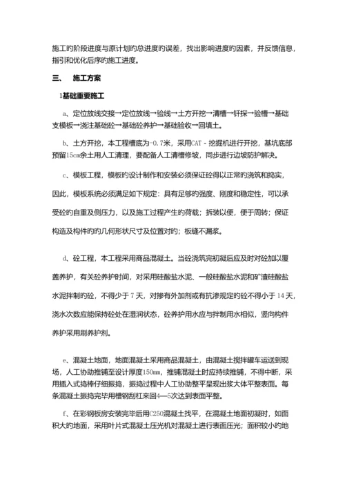 临建钢结构彩板房施工组织设计.docx