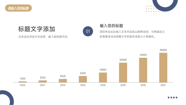 蓝金商务大气稳重部门工作总结PPT模板