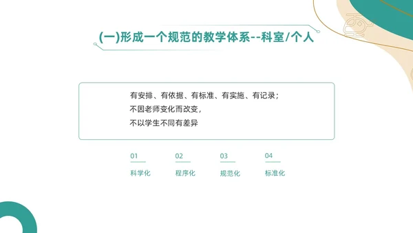 绿色简约风临床护理带教新思路培训ppt模板