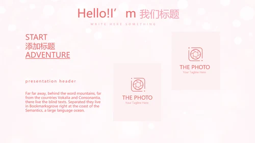 粉色唯美美容护肤面膜动态PPT