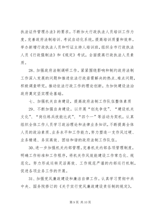 市法制办年度工作计划.docx