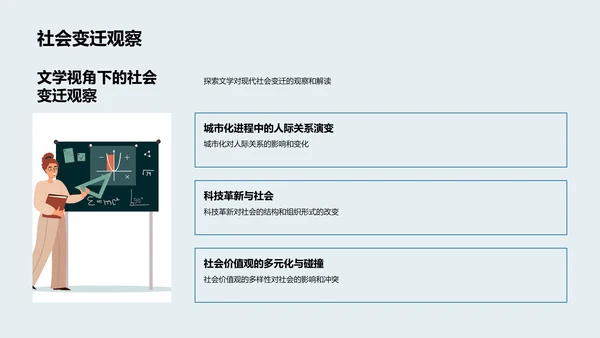 文学研究开题答辩PPT模板