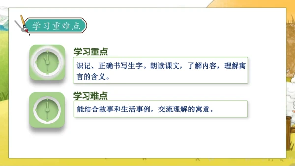 【核心素养】部编版语文二年级下册-12. 寓言二则 第2课时（课件）
