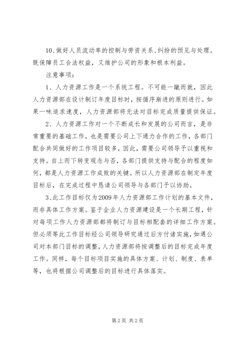 人力资源部年度工作计划.docx